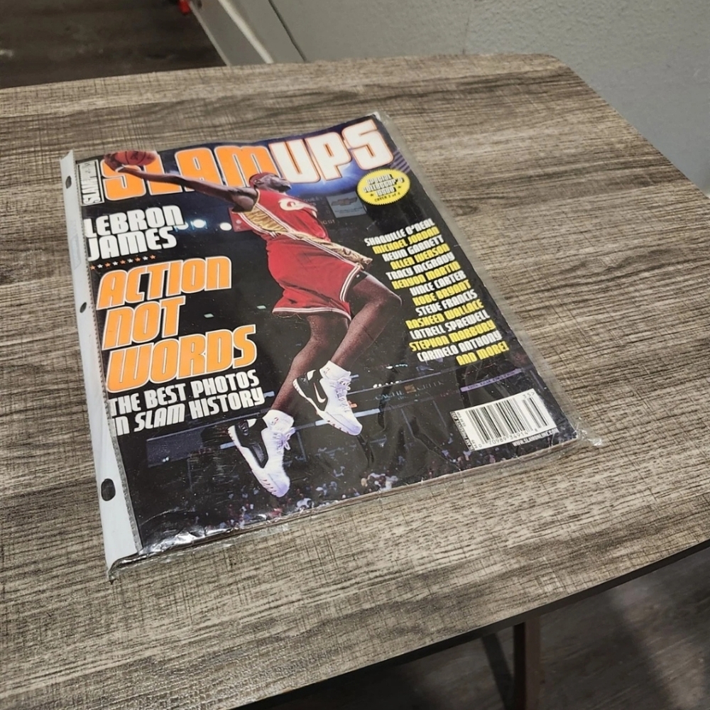 LeBron James SLAM PRESENTS SLAM UPS MAGAZINE 2004 CGC 8.0 NEWSSTAND CAVALIERS